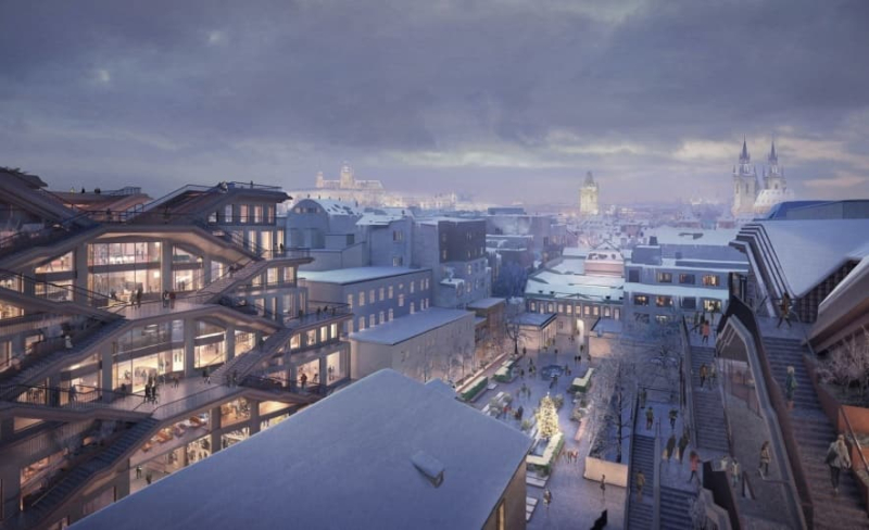 Heatherwick Studio обновит квартал в историческом центре Праги