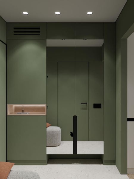 Как я сделала ремонт в маленькой прихожей, чтобы она была удобной даже для кота