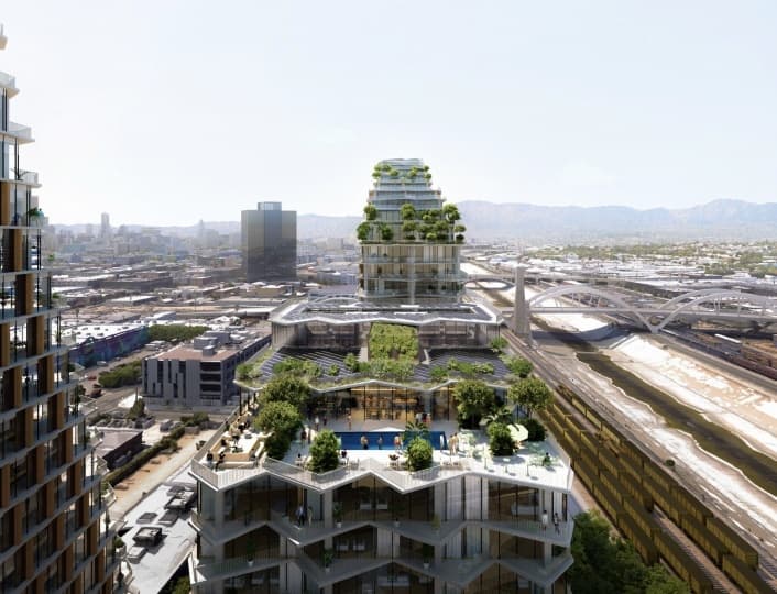 В Лос-Анджелесе одобрили строительство многофункционального комплекса по проекту BIG