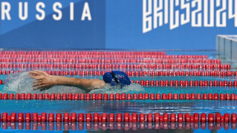 Спортивные игры БРИКС в России в 2024 году, плавание.