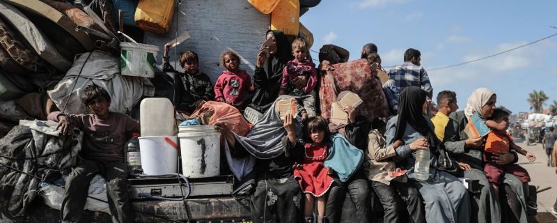 Эвакуация палестинцев из Газы