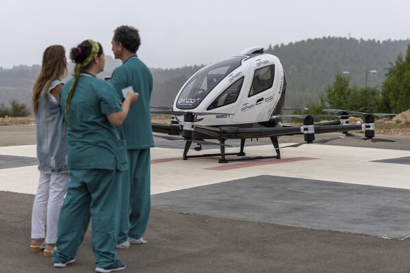 Технологию беспилотного вождения представили в Иерусалиме 13 сентября 2023 года. На фото: беспилотное такси.