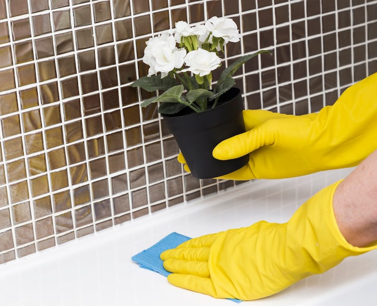 woman-with-rubber-gloves-wiping-sink_23-2148465091