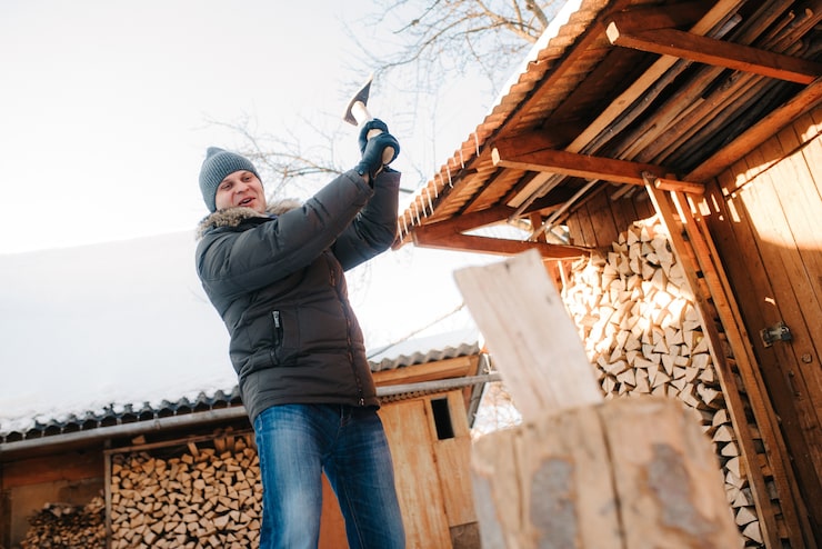 guy-winter-clothes-chopping-wood-yard-covered-with-snow_419896-5255
